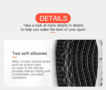 Compression Knee Pad for Running & Basketball – Meniscus & Patella Support