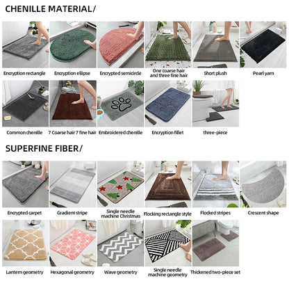 Ultra Soft Bathroom Mat – Quick Water Absorption & Anti-Slip