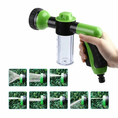 High-Pressure Dog Shower Sprayer with Soap Dispenser & 3 Modes