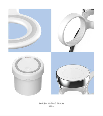 Compact Juice & Smoothie Blender – Portable USB Rechargeable Mixer